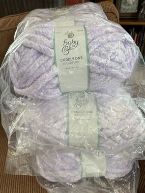 New Baby Bee Cuddly One Yarn in Sugarplum Lavender - 9 skeins - hobby lobby
